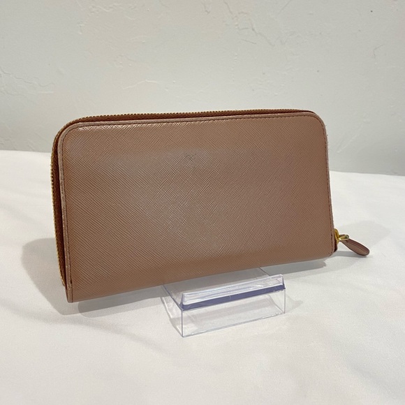 PRADA Saffiano Leather Zippy Wallet - Picture 5 of 14
